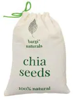 Bargi Naturals Chia Seeds Vegetarian, Gluten Free, Natural, Dietary fiber 900 g