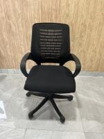 DSR - Medium Back with Fixed Armrest Rolling High Cushion Seat Work from Home Chairs