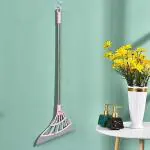 KLVs Multifunction 2-in-1 Sweeper Mop & Glass Wiper, Magic Broom Bathroom Cleaner, Standard Size The Floor and Remove Dirt and Hair Remover for Living Room, Kitchen, Bathroom