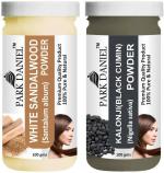 Park Daniel Premium White Sandalwood Powder And Kalonji Powder, 100 G Each (Combo Of 2) |Hair Care|Dandruff Control hair Powder|Healthy Strong Hair Mask