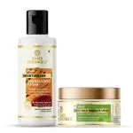 Khadi Organique Sandalwood Kesar Face Moisturizer & Face Gold Massage Cream - 260 gm