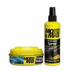Pidilite Motomax Mini Kit for Car and Bike (Cream Polish 230 g, Protectant Spray 200 ml)