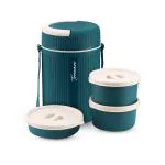 Trueware MEAL 2 Insulated Hot Lunch Box With 2 PP Container 300 ML Each & 1 PP Container 200ML