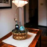 Decrosh Shivling water fountain with crystal ball