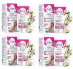 BodyQ Veet Pure Hair Removal Cream for Women For Normal Skin - 50 g Pack Of 4