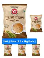 TEAPOT READYMIX | Special Jaggery Basundi Chai | Indian Masala Premix Tea -5 Kg | Tea Premix For Vending Machine | Masala Chai Instant Cardamom Tea Premix | Masala Chai Powder | Readymade Tea | Added Extracts of Aromatic Indian Spices | Tea 1Kg x 5 pack