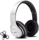 G2L GOOD PRICE Headphone P-47 Wireless Sports Microphone Bluetooth (White On the Ear Bluetooth Headset (white, On the Ear)
