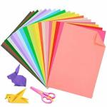 ECLET Multicolor A4 Double Sided Colored Art and Craft Paper (Pack of 50)