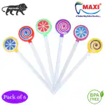 MAXI Lollipop Tongue Cleaner (Pack of 6)