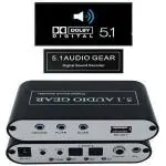Microware Digital 5.1 Audio Gear Digital Sound Decoder with USB Port