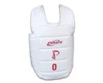 Prospo Karate Chest Protector, Chest Guard for Men, Chest Guard Wushu, Chest Guard for Women (Unisex), White (Size 0)