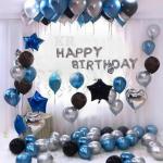ACOME Multicolor Latex, Foil Birthday Balloons Decoration Kit Set Balloon Bouquet (Set Of 43)