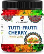 Nature's Bliss Tutti Frutti Cherries Fresh Fruits, 400g JAR Pack.