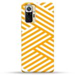 MobiEra Redmi Note 10 Pro Max Zip Zap Orange Pattern Plastic Designer Printed Hard Case Cover