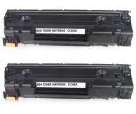 Print Star Compatible Black Laser Toner Cartridge for HP Laserjet Pro M126nw Monochrome Laser Printer (Pack of 2)