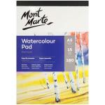 Mont Marte Watercolor Pad - 180 GSM, 15 Sheets, A5 (White)