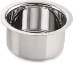 NEELAM Stainless Steel 24 22G Flat Bottom Tope, 16050 ml, Silver Tope 16.05 L capacity 25.4 cm diameter (Stainless Steel)
