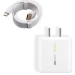 Tart 65Watt Quick Charger Compatible With Oppo F19 Pro+ 5G/ F19/ A77s/ A76/ A78 5G/ Reno8 Pro/ Reno 8T/ F19 Pro Plus 5G/ K10 5G/ F21 Pro 5G/ A74 5G/ F11 Pro