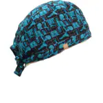 FEBRIS X- Ray Blues Spark Scrub Cap