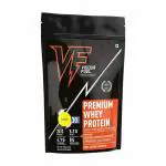 Vigour Fuel (VF, Vigourfuel) Premium Whey Protein Blend of Isolate & Concentrate Powder with Digezyme (Digestive Enzymes) and Lactospore (Probiotics) (Banana Smoothie, 2 lbs (908 g))