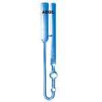 ABGIL BOROSILICATE GLASS VISCOMETER U TUBE REVERSE FLOW. BS/IP/RF WITH CENTER SUPPORT. MIN. VISCOSITY 60000