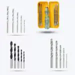 TOOLS TITAN Drill Bit Set of 5Pcs Each(HSS+Wood+Masonry) with 5in1 Screwdriver Kit