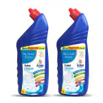 Wonder Fresh Toilet Cleaner | Disinfectant Toilet Cleaner Liquid | Tough Stain Removal | Suitable for Toilet Bowls | Kills 99.9% Germs 1 L - pack of 2
