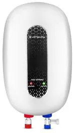 Longway Hotspring 3 ltr Automatic Instant Water Heater with Multiple Safety System & Rust-Proof ABS Body (Gray, 3 Ltr)