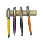 Auteur Multicolor Metal Fountain Ink Pen (Pack Of 4)