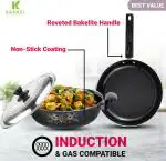 Kashvi Induction Bottom Non Stick Coated Cookware Set Cast Iron 2Piece