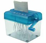 BAL DARSHAN Manual Paper Shredder Machine Hand Operated Paper Cutter Paper Compatible Strong Steel Blades Transparent-a2
