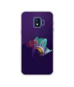 Casotec Vector Girl Design Printed Silicon Soft TPU Back Case Cover for Samsung Galaxy J2 Core