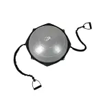 B Fit Silver Half Exercise Ball With Pump 65 cm