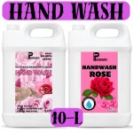 PISHARNATH Hand wash liquid pink 10Liter with Natural Orange Essential Oils | pH Balanced | Soft On Hands | Advanced Germ Protection