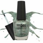 FYORR Multicolour Gliterly Sparky Green Nail Polish
