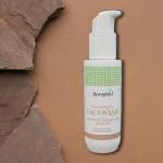 Bornfeel Moroccan natural red mud clay face wash| anti-aging, anti-wrinkle, skin brightening & moisturizing with argan oil| For men & women Paraben Free & sulphate free for all skin 100ml