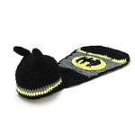 MOMISY Black Knitted Batman Photography Cape Suit