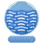 TARGET HYGIENE Screen Fresh Scented Anti-Splash Toilet Mat Deodorizer Spatter (Aqua Blue Pack of 10)