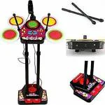 Smartcraft All in One Junior Musical Drum Bear Set, Electronic Jazz Drum Beat Set