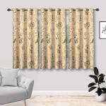 Amazures Small Window Tier Curtain - 52W x 36 L Inch (Pack of 2)