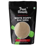 True Elements Raw White Poppy Seeds 150gm - Khus Khus Seeds | Posto Dana | 100% Clean and Natural
