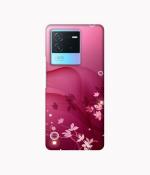 Casotec Pink Abstract Design 3D Printed Hard Back Case Cover for IQOO Neo 6 5G