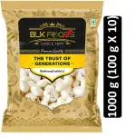 BLK Foods Select 1KG Fresh phool Makhana (Foxnuts / lotus seeds) 1000g (10 X 100g)
