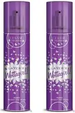 LAYERR Wottagirl Heaven Body Splash Body Mist for Women 270 ml (Pack of 2)