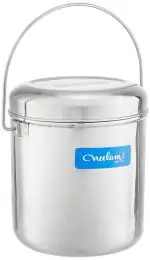 Neelam Silver Stainless Steel 21 22G Rdd Milk Pot, 12200 Ml