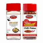 Dynut Chilli Flakes (40g), Chinese Seasoning Powder (100g), (Pack of 2) | Italian Pizza and Pasta Seasoning | Perfect for Fried Rice, Noodles, Garlic Bread, Soup, etc | 100% Natural |