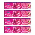 Satya Fresh Rose Incense Sticks (Pack of 4) (90 Gram Each Box)
