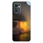 GADGETSWRAP Printed Vinyl Skin Sticker for Oppo Reno 7 - Rainbow Waterfall
