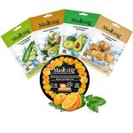 MasKing Beauty Facial Sheet Mask with Real extract of Cucumber, Kiwi, Avocado & Potato Ideal for Women & Men (Combo Pack of 4) | Diva Orange Nail Polish Remover 30 Round Pads (Pack of 1)