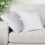 SH CREATION AND HANDLOOMS WHITE CUSHIONS | HOTEL QUALITY PREMIUM FIBRE SOFA CUSHIONS SET OF 5 | CUSHION 16 INCH X 16 INCH |SOFA PILLOW | CUSHIONS FOR SOFA | CUSHION PILLOW